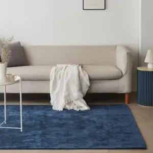 방수바디필로우 포근 방수러그 딥블루 150x200