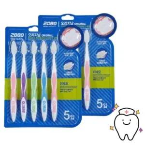 애경산업 2080 오리지날 미세모 칫솔 10개_24677920
