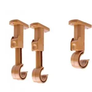 길이조절 커튼 브라켓(3ea) 커튼 봉 고정 설치 부속