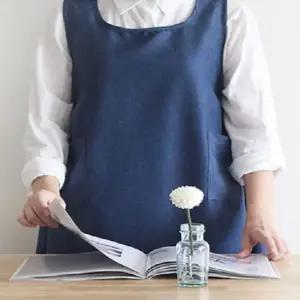 쉐프 조끼 건빵 앞치마 2색 주머니 원피스형 작업