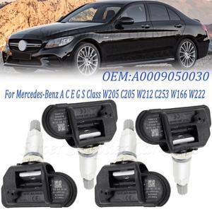 메르세데스 호환 벤츠 호환 A C E G S 클래스 W205 W212 C253 X166 R172 R231 A0009050030 433Mhz TPMS 타