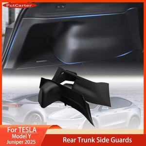 ModelY Juniper 트렁크 사이드 가드 커버 표면 내부 풀 장치 보호 Accessori 보풀 코너 TPE 패드