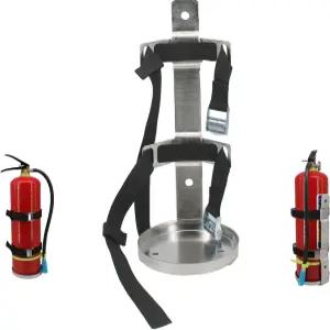 소화기 금속 브래킷 헤비 듀티 304 스틸 가능 5파운드 호환 소화기와 스테인리스