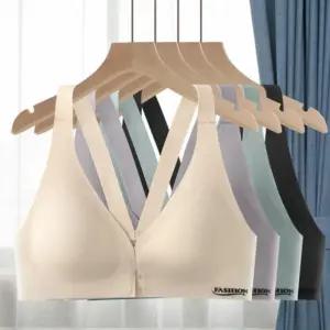 앞후크 브라 노와이어 수유 볼륨업 편안한 스판