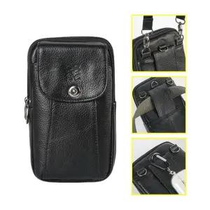 핸드폰가방 소가죽 미니크로스백 여행 보조가방