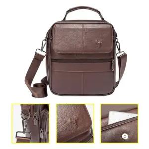 아이패드 커버 크로스백 서류가방 가방 자석단추 가죽