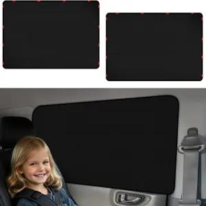 후면 창문 커튼용 자투토 자동차 커버는 자외선 차단을 위한 개인정보 보호용 스웨이드 선섀도 대형 창문용