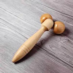 턱마사지롤러 나무 마사지롤러 롤러마사지기 얼굴마사지롤러