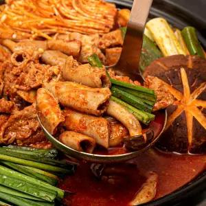 은이세끼 들깨 소불고기 곱창전골 사골 육수 밀키트 캠핑요리 2~3인분