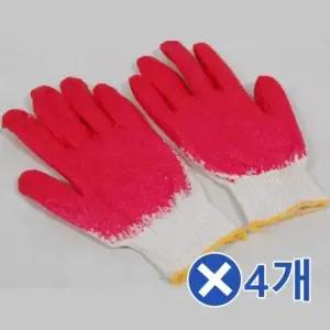 빨간 반코팅장갑 윈터 겨울장갑 10켤레x4개 따뜻 방한