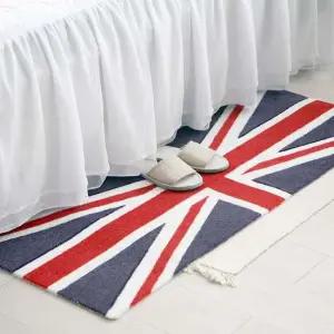 화장실매트 유니언잭 사각 롱 발매트 45x118 미끄럼방지 화장실발매트