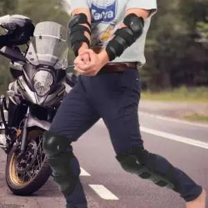 무릎보호대 자전거 바이크 필수템 보호장비 보관파우치 세트