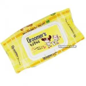 애견 물티슈 발바닥 엉덩이 강아지 크리너 80p