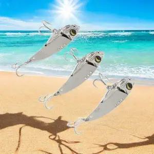 게더릭 루어낚시 메탈 바이브 3p세트 (18g) (실버)