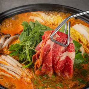 은이세끼 맛집 소고기 샤브샤브 3인분 고기 버섯 채소 칼국수 육수 소스 포함 집들이 술안주 캠핑 전골 찌