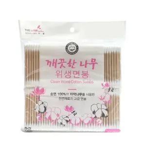 깨끗한나무 위생면봉 400개입 일회용 순면 귀이개