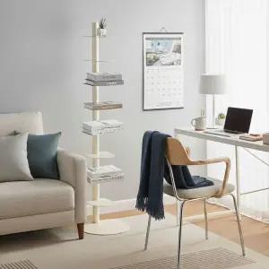 아트박스/와이디몰 밀라노 회전형 북선반 B타입 북타워 진열선반