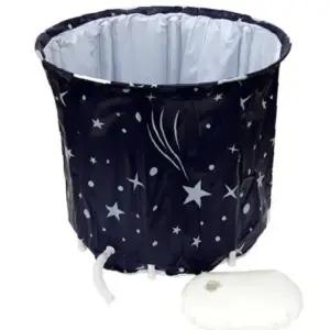 접이식 원통형 욕조 반신욕탕 욕조 이동형