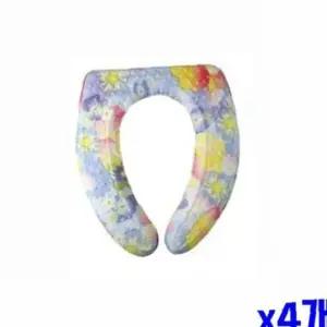 부드러운 변기 쿠션 커버 U형 O형 x4개 변기카바