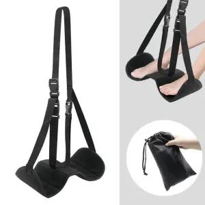 편안한 여행용 비행기 발받침 해먹 프리미엄 메모리 코튼 여행 사무실 다리 받침 캠핑용