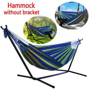 야외 편리한 휴대용 캔버스 해먹 스탠드 다기능 실용적인 캠핑 수면 스윙 매달린 침대 정원 가구