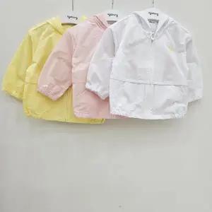 [아가방]티치바람막이점퍼(화이트,핑크,옐로우)01R355001_GN
