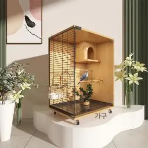 앵무새 새장 포치 해소용 스트레스 케이지