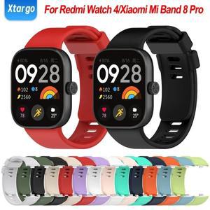 Xiaomi Mi Bnad 8 pro 손목 밴드 액세서리 용 Redmi Watch 4 스포츠 스마트 시계 팔찌  실리콘 스트랩