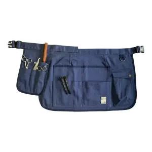 미용 쉐프 허리 캔버스 미니 목공 검정 블랙 바리스타 짧은