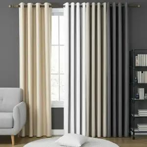 [원일안전] 창문가림막 암막커튼240 베란다 가림천 공간분리 두꺼운 현관중문 (본품)