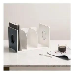 [제이커머스]마이룸 책꽂이 3단_서류꽂이_심플 북엔드 343x207x210 북앤드 책상정리