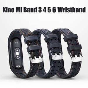 Mi band 7 6 5 팔찌 스포츠 벨트 실리콘 시계 밴드 교체 Xiaomi mi 3 4 스트랩 용 Smartwatch