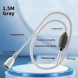 수동 반자동 수족관 사이펀 진공 청소기 펌프 어항 교환기