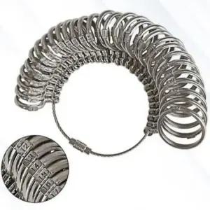 반지 사이즈 측정기 링 게이지 표준 규격 손가락 측정 도구