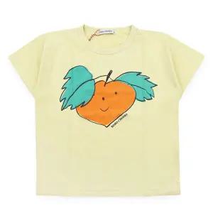 [보보쇼즈] 키즈 탠저린 프린팅 반팔(옐로우) B126AC008 721