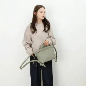 하찬 패딩 복조리 나일론 스트링 숄더백 크로스백 미니백 캐주얼 패딩 토트 숄더 스트링조절 수납 3way