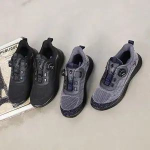 남자 버튼 통풍메쉬 이지핏 매끈한 슈즈