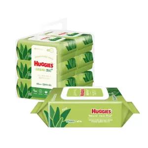 [베스트TOP100] 하기스 내츄럴케어 플러스 물티슈 캡형 64매x6입