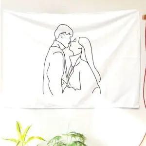 천포스터 대형 패브릭 문가리개 포스터 허그S 인테리어소품