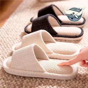 [베스트TOP100] 모던린넨 발편한 슬리퍼 거실용 실내화 사무실