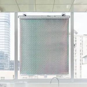 [베스트TOP100] 롤브라인드 창문 붙이는 햇빛가리개 실버 65X125cm