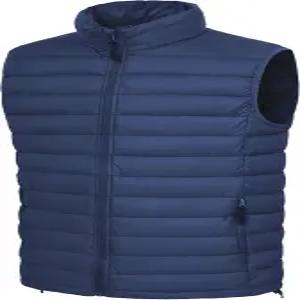 LZACTOIN-X 남성용 경량 패커블 패딩 조끼 아우터웨어 보온 겨울 나시 재킷 하이킹 러닝 여행용