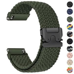 가민 베뉴 4 3 2 SQ 밴드용 20mm 패러슈트 루프 스트랩, 포러너 165/255/265/570 팔찌, 비보액티브 5 6 시