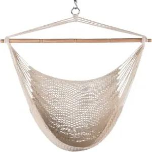 레이지 데이즈 해먹스 의자 캐리비안 행잉 로프 직조 40인치 하드우드 스프레더 바와 실내/외 뒷마당 및