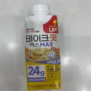 [셀러허브][웰빙창고] 남양 테이크핏 맥스 바나나맛 250ml X 24입 (S35772619)