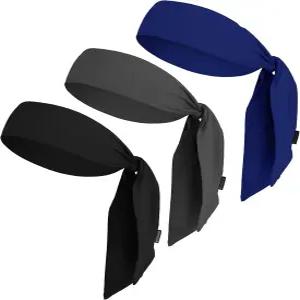 아웃도어 에센셜 타이 헤드밴드 - 땀을 흡수하는 러닝 헤어 컨트롤 헤드 닌자 코스튬 액세서리