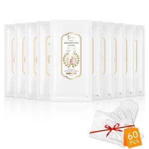 엘레그코브 파라핀 왁스 리필 - 손과 발용 무향 10팩 머신용 블록 목욕 근육 피로 깊은 수분 공급 보습 및