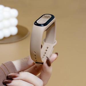 Xiaomi Mi Band 7 팔찌 실리콘 손목 Miband 5 6 NFC 교체 pulsera Sport correa mi 3 4 스트랩 용 시계 밴