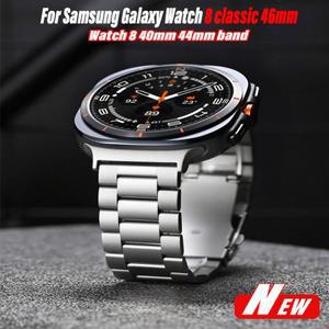 갤럭시 워치 8 클래식 46mm 메탈 시계줄 브레이슬릿 코레아용 스테인리스 스틸 스트랩, 밴드용