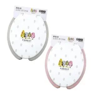 변기소품 FOREST 변기카바 중 U형 화장실용품 욕실 뚜껑커버 1P
